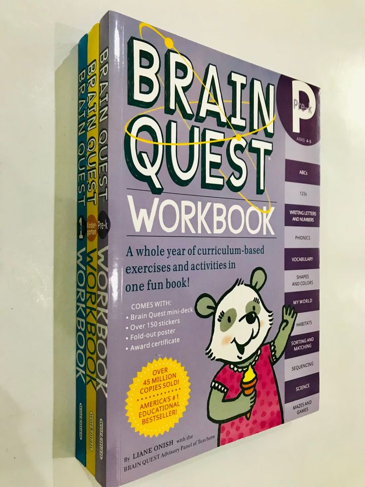 Brain Quest Workbook (3 cuốn - Size A4 )